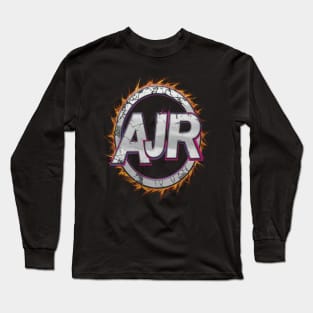 Glitch burnt AJR logo Long Sleeve T-Shirt